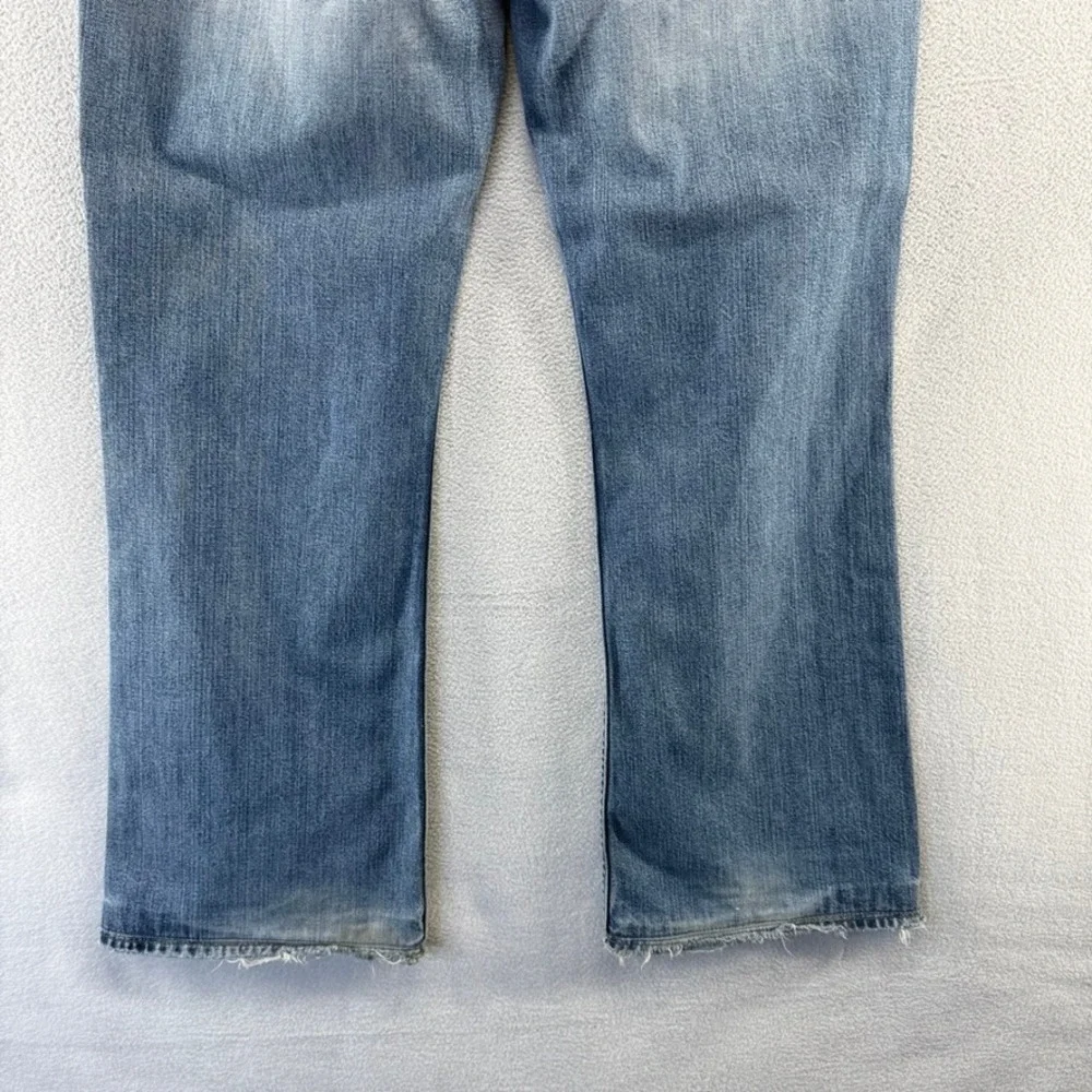 Vintage Banana Republic Jeans Men's 35x32 Blue Bootcut Faded  Baggy Skater y2k